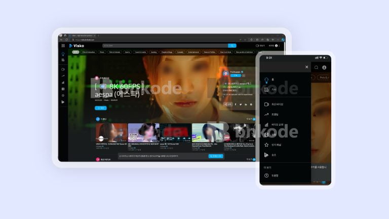 비스코-동영상 스트리밍 공유 플랫폼